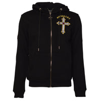 Cross-Wings sweat jacket black