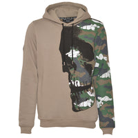 CamouSkull Hoodie Khaki