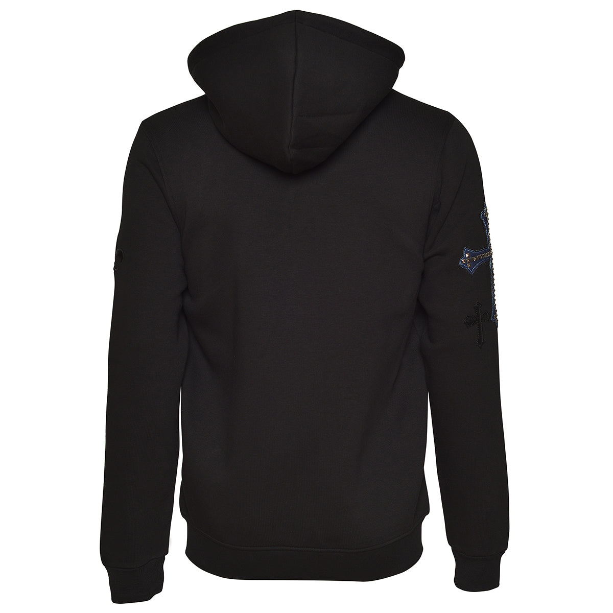 Three Cross Sweatjacke Schwarz