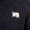 Squares Strick Polo Schwarz