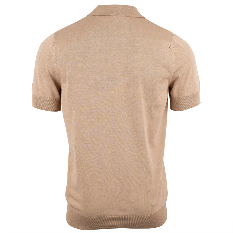 Luxury Knit Polo Beige