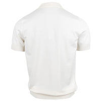 Luxury Knit Polo Offwhite