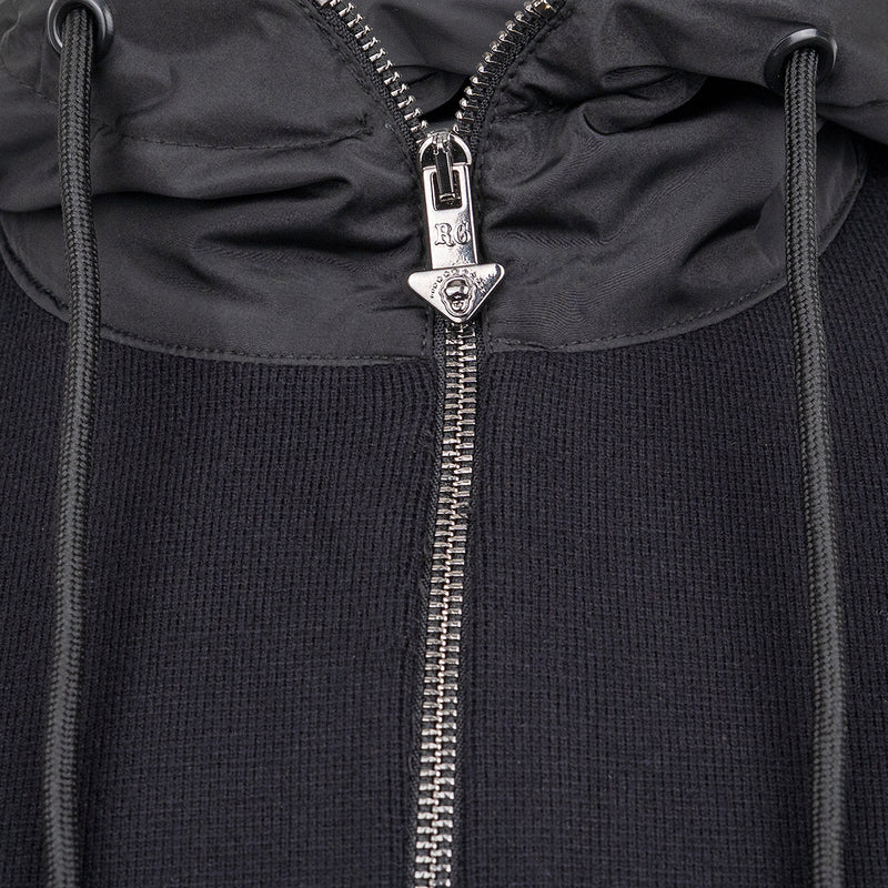 Cool Casual Unisex Strickjacke-black