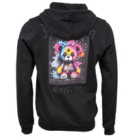 Graffiti Bear Hoodie Jacke