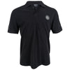 Skull Stitch Polo Black