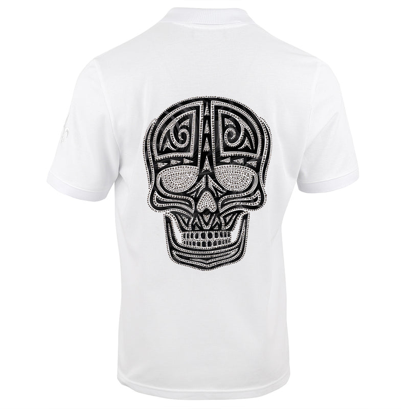 RG Skull Polo White