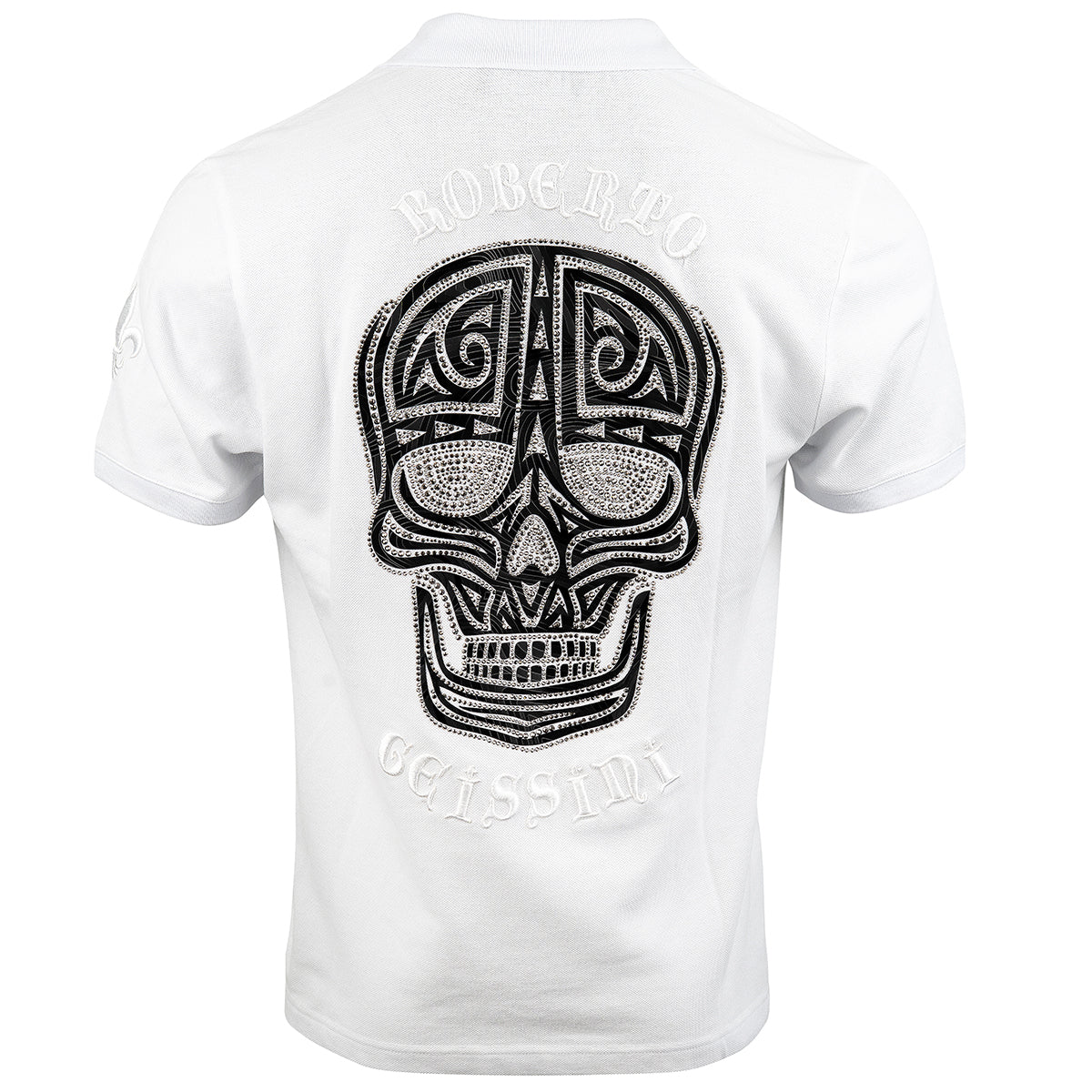 RG Skull Polo Weiß