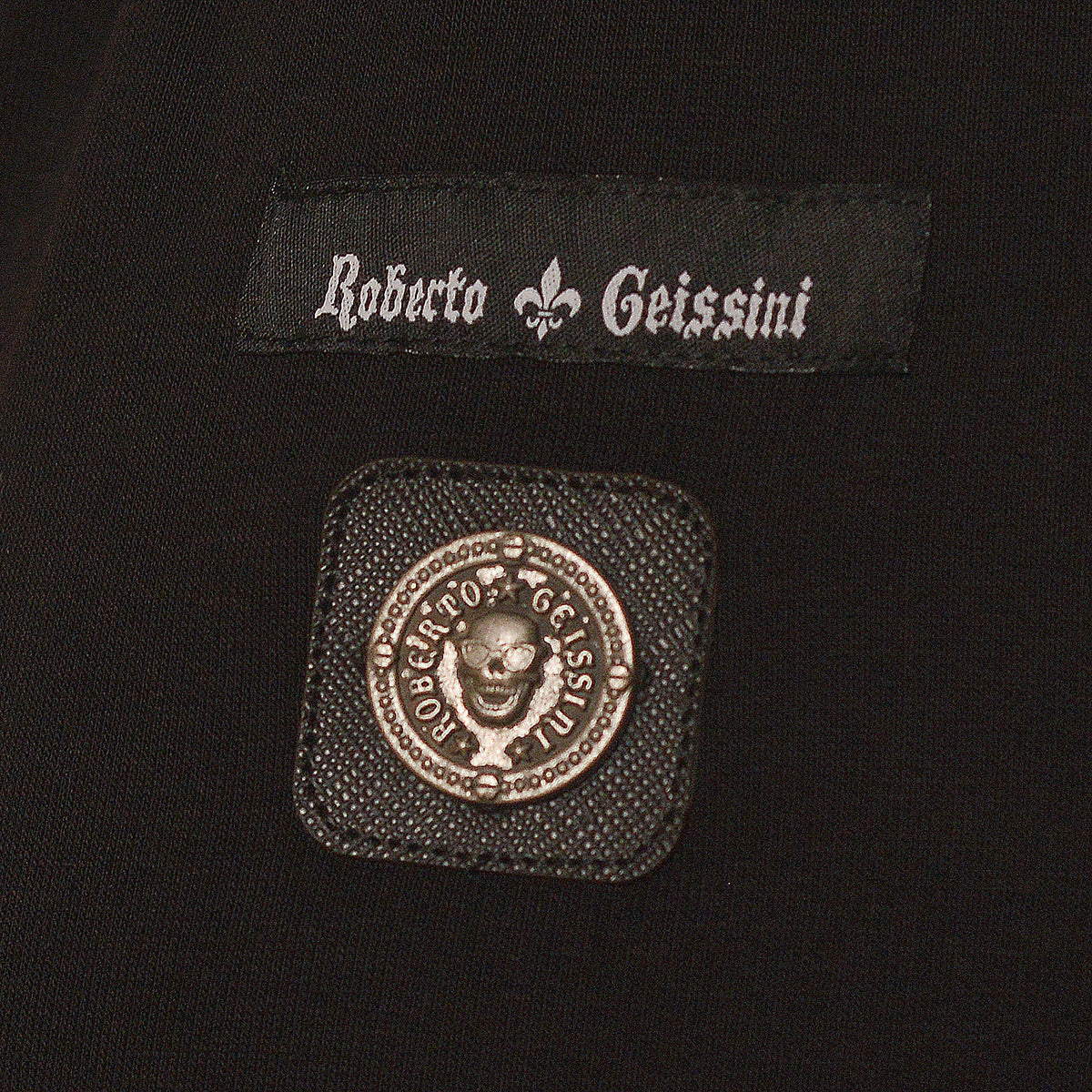 Ornament Jogginghose Schwarz