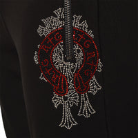 Ornament Jogginghose Schwarz