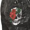 Skull Rose Swim Trunks Black