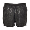 Skull Rose Swim Trunks Black