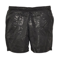 Skull Rose Swim Trunks Black