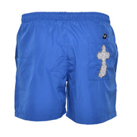 Cross Over Swim Trunks Blue