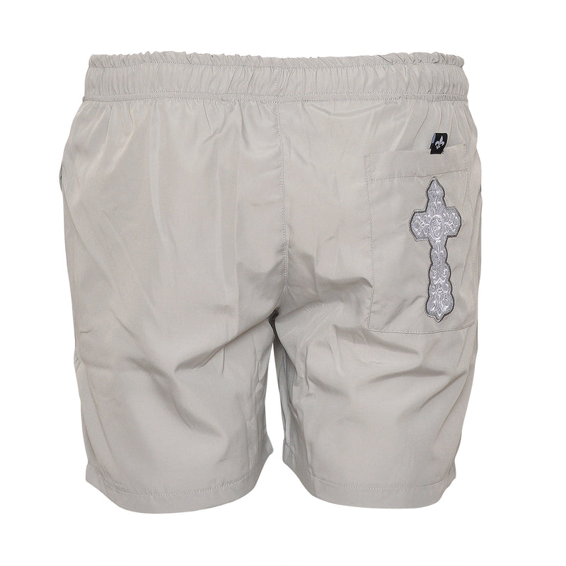 Cross Over Swim Trunks Grey