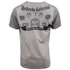 Chain stonewashed V-Neck T-Shirt