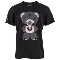 Angry Bear T-Shirt Schwarz