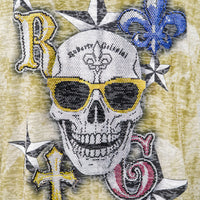 Skull Green Card T-Shirt