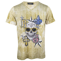 Skull Green Card T-Shirt