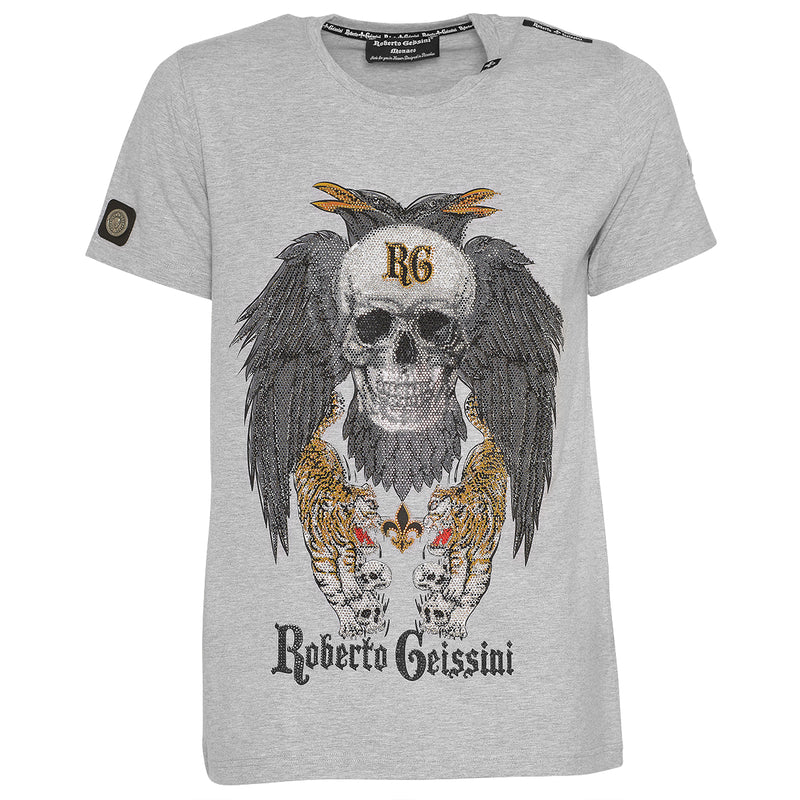 Skull Perfekt T-Shirt Grau