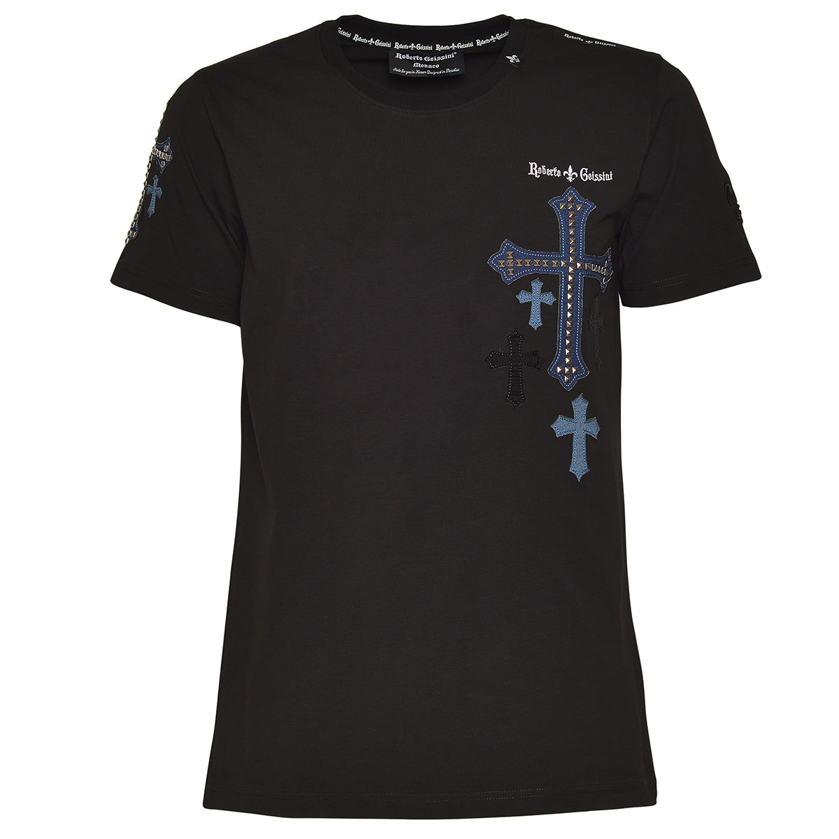 Three Cross T-Shirt Schwarz