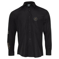 Herren Hemd PATCHES black