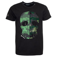 Skull Camou T-Shirt Black