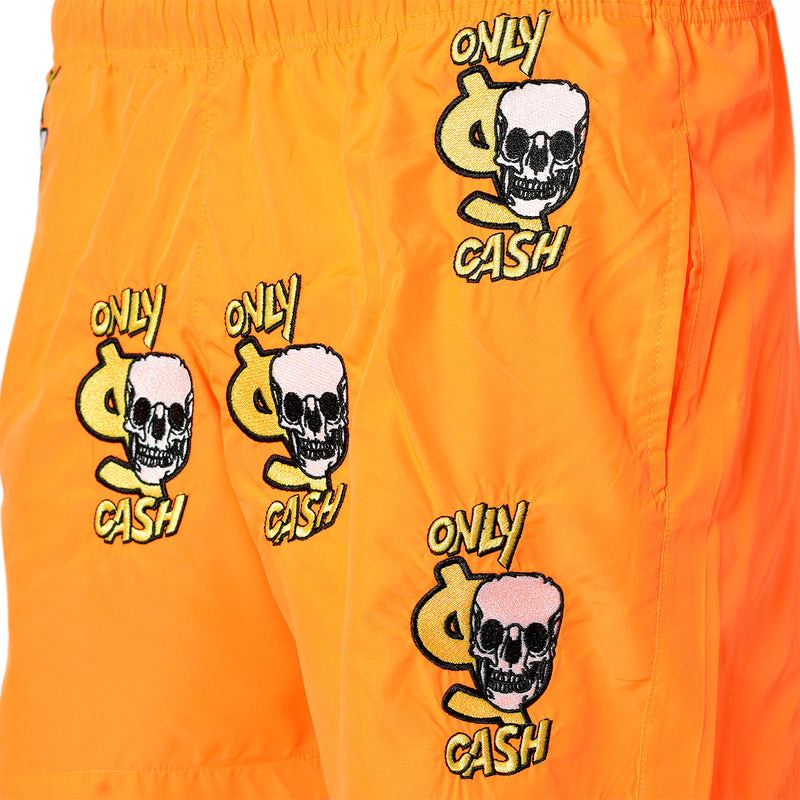 Only Cash Swim Shorts Orange