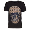 Skull Allover T-Shirt Black Unisex