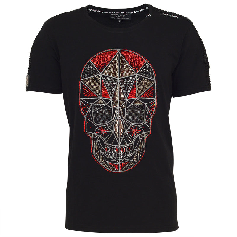 Red Pyramide T-Shirt Schwarz