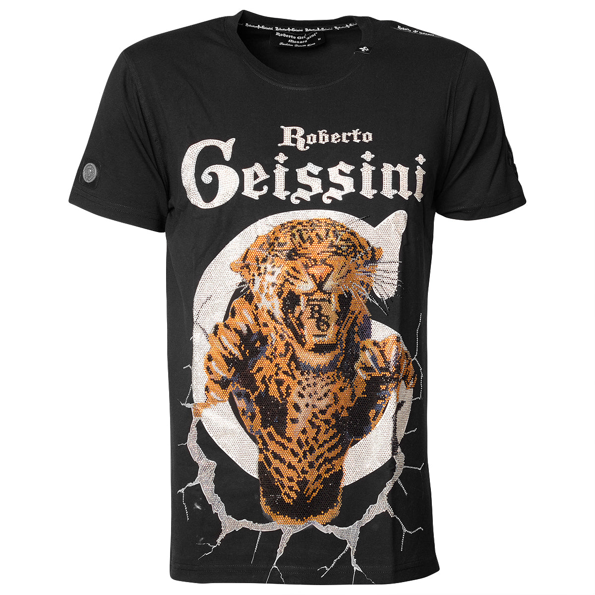 Roberto Geissini T-Shirt Kids „Welcome To Miami“ – Baumwollmix Mit Auffälligem Design, Bekannt Aus TV