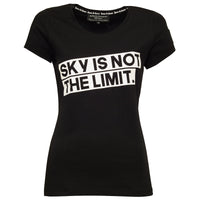 Sky is not the limit T-Shirt Schwarz