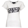 Sky is not the limit T-shirt white