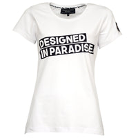 Designed in paradise T-Shirt White