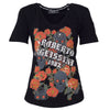 Flower T-Shirt Black 