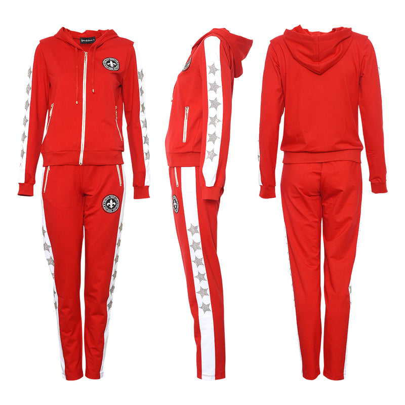 Red Star Jogginghose Rot