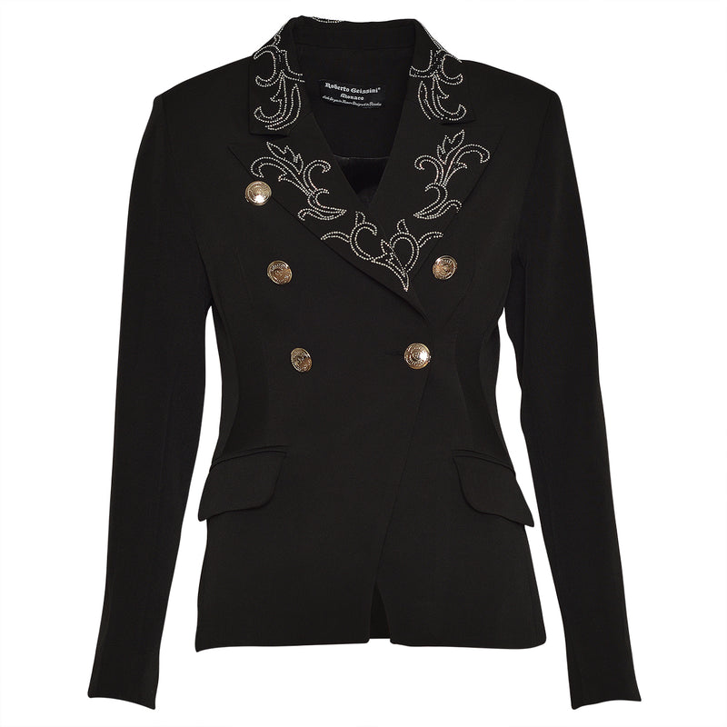 Lilie Ornament Blazer Black