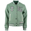 College Jacke Mintgrün