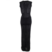 Carmen Strickkleid Schwarz