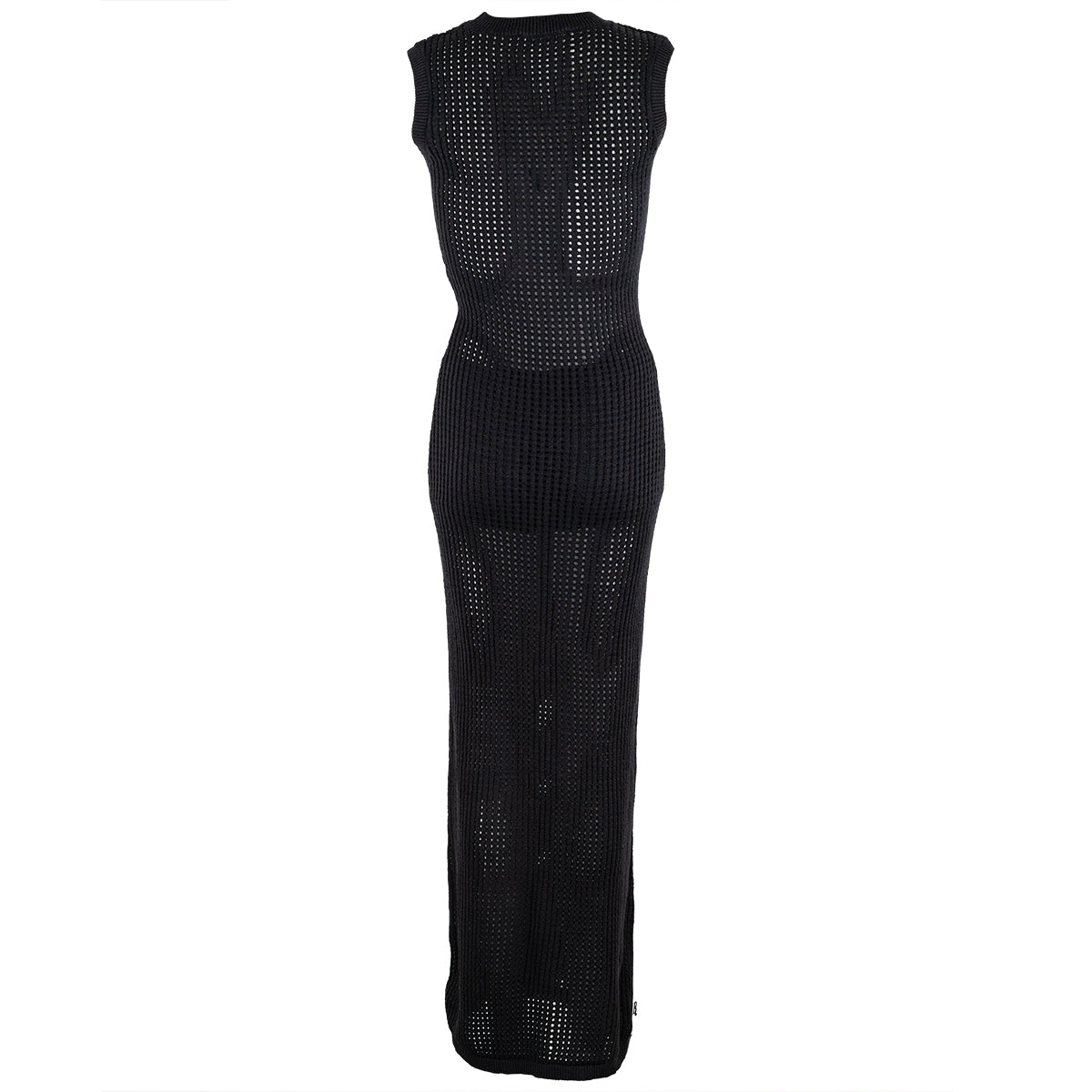 Carmen Strickkleid Schwarz