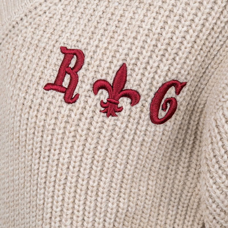 College Style Strickpullover