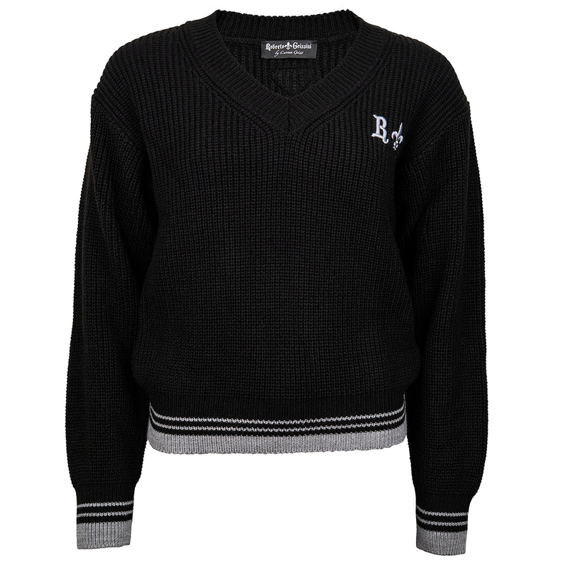 College Style Damen Strickpullover