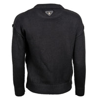 Basic Strickpullover - black