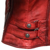 Okkea Lederjacke Rot