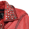 Okkea Leather Jacket Red