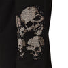 Silver Skull Jogging Pants Black