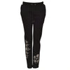 Silver Skull Jogging Pants Black