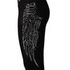 Wings Damen Leggins Schwarz