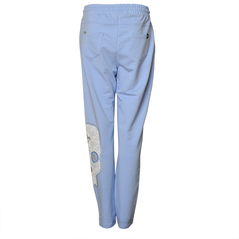 Summer Skull Jogging Pants Blue