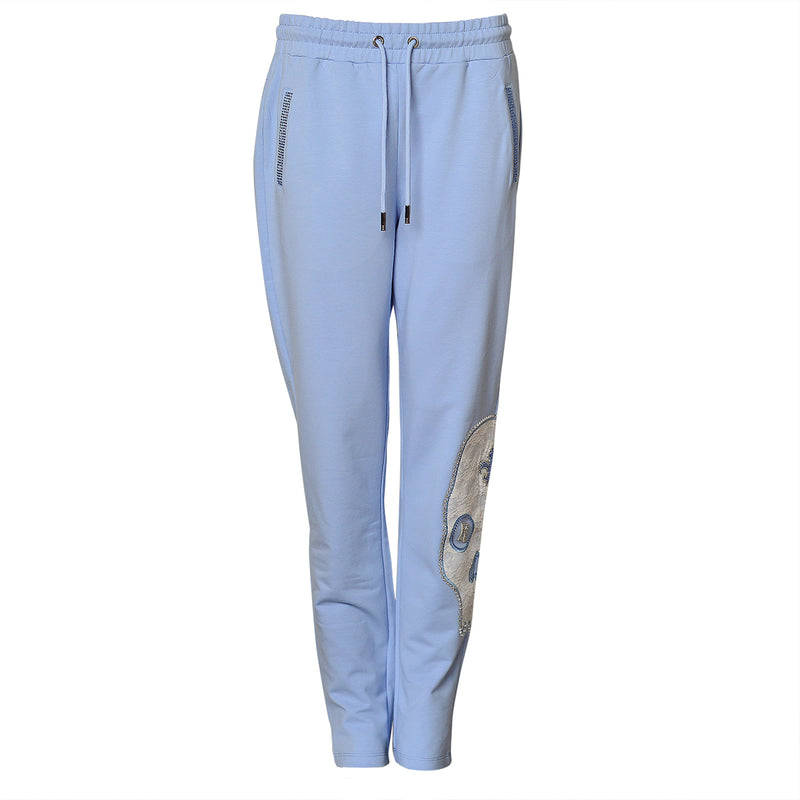 Summer Skull Jogginhose Blau