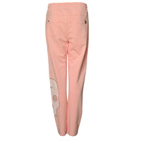 Summer Skull Jogging Pants Pink